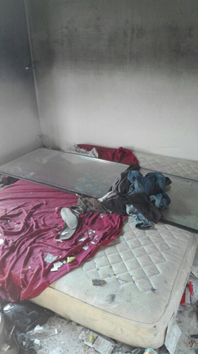 Sgombero in via Sacco a Pescara