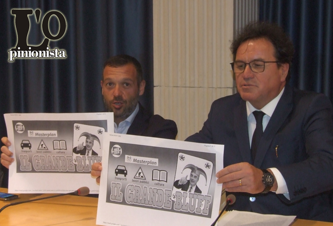conferenza stampa forza italia su macchina regionale