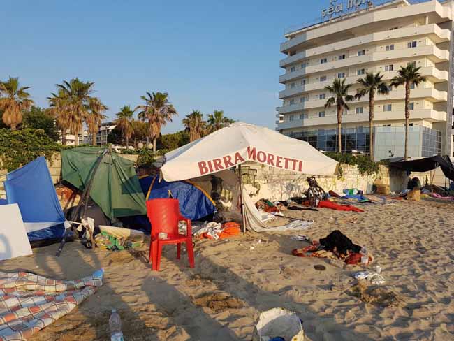 grandi alberghi sgombero prima