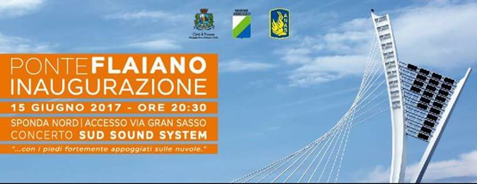 inaugurazione Ponte Flaiano 15 giugno 2017