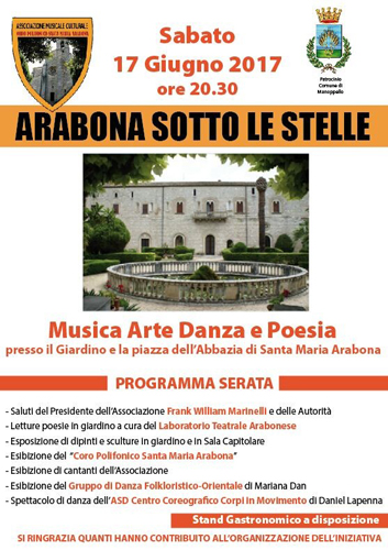 locandina 17 giugno 2017 ore 20.30