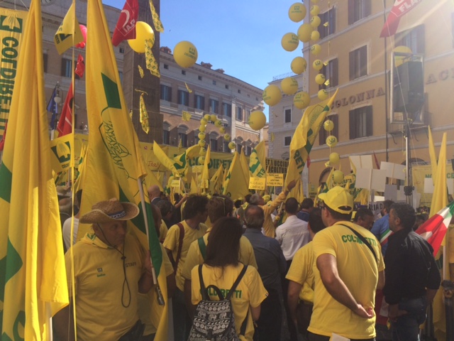 COLDIRETTI, DALL’ABRUZZO A ROMA PER DIRE #STOPCETA