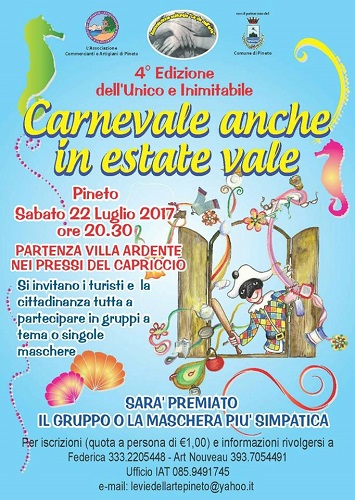 Carnevale estivo 2017 Pineto