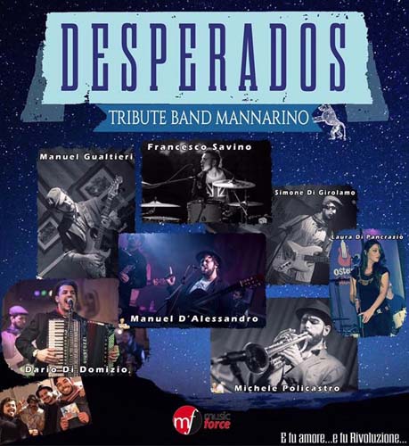 Desperados - Mannarino tribute il 7 luglio 2017