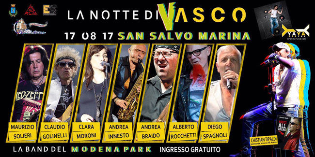 locandina Notte di Vasco