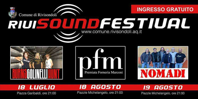 Locandina concerti Rivisondoli