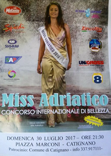 Miss Adriatico Tour 30 luglio 2017