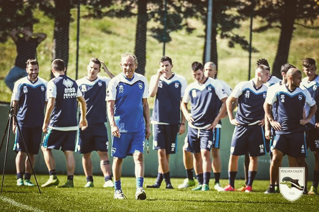 Pescara Calcio, primo giorno ritiro 2017-2018