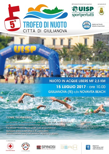 locandina 5° Trofeo di nuoto Città di Giulianova