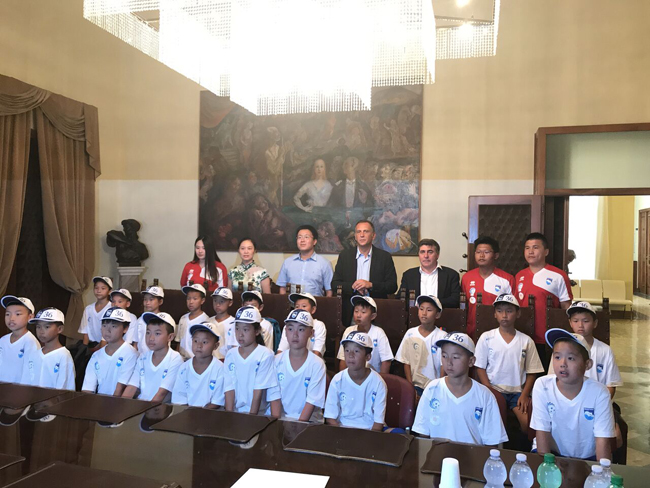 Delegazione cinese in visita a Palazzo di Città