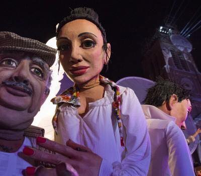 Foto marionette giganti