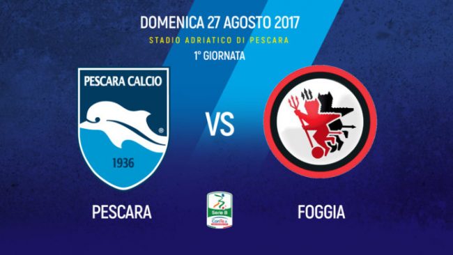Serie B, Pescara-Foggia: parte oggi la vendita dei biglietti