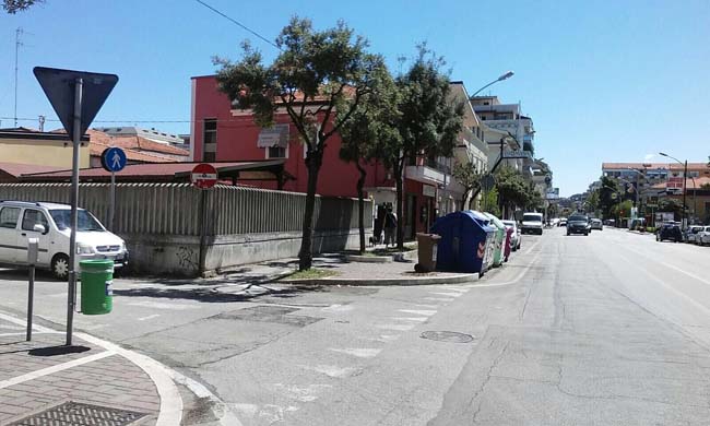 angolo di via Marconi Pescara