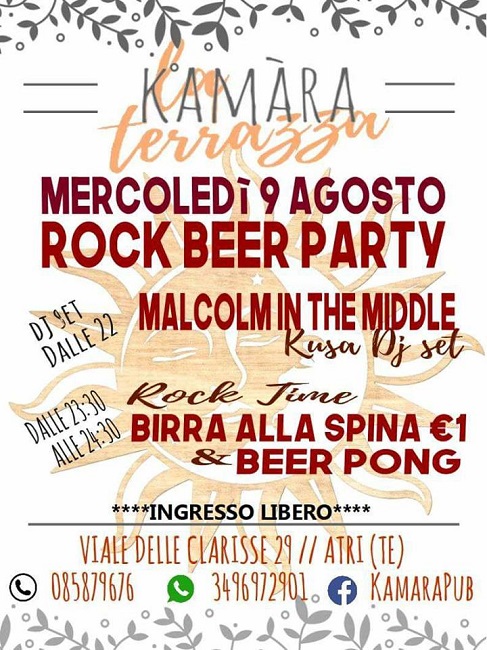 rock beer party kamara