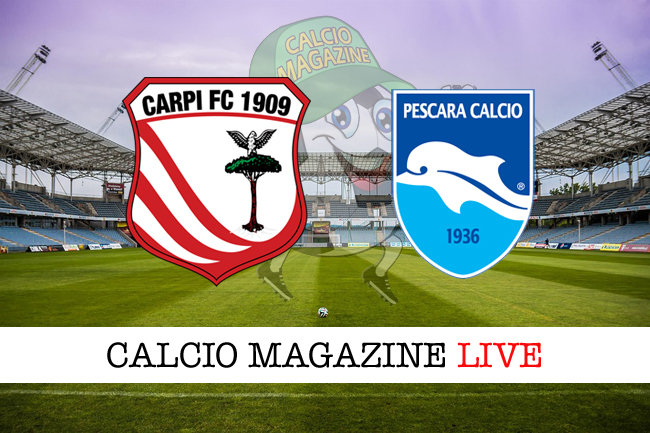 Carpi-Pescara 0-1: cronaca della partita e risultato
