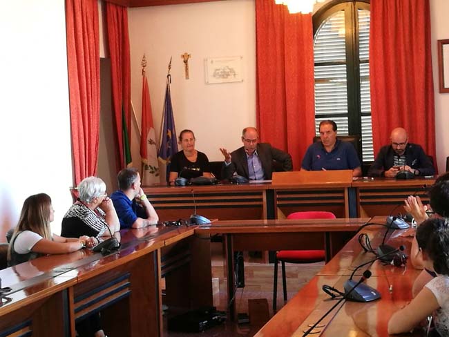 genitori in protesta a Fossacesia