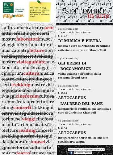 locandina settembre in arte