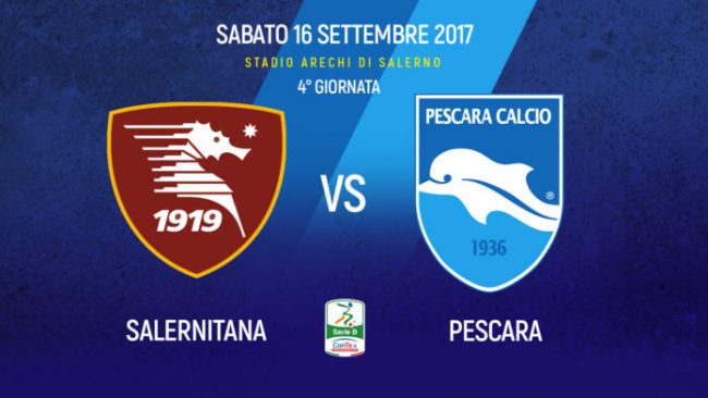 Serie B, Salernitana-Pescara: informazioni e prezzi dei biglietti