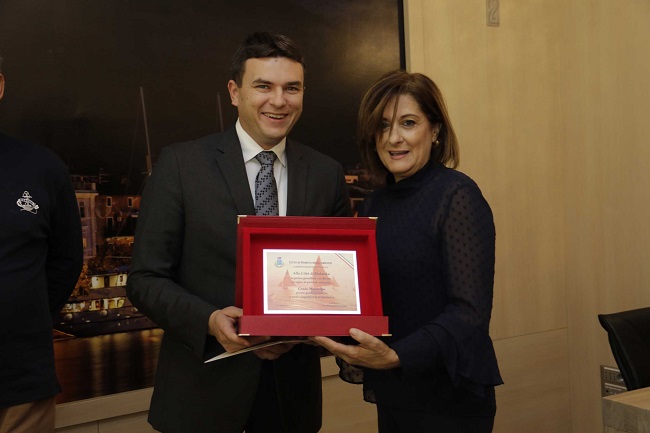 Bruscia e sindaco Brkan