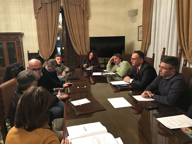 Erosione, riunione operativa a Palazzo di Città per l’Utilizzo dei materiali di dragaggio