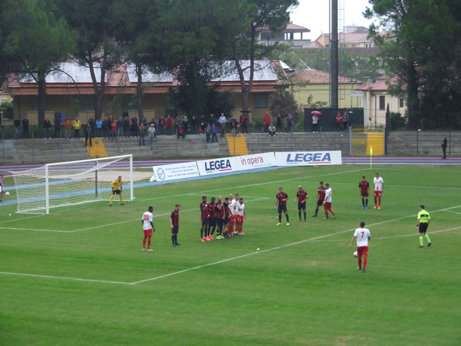 Francavilla-L'Aquila 3-2 punizione