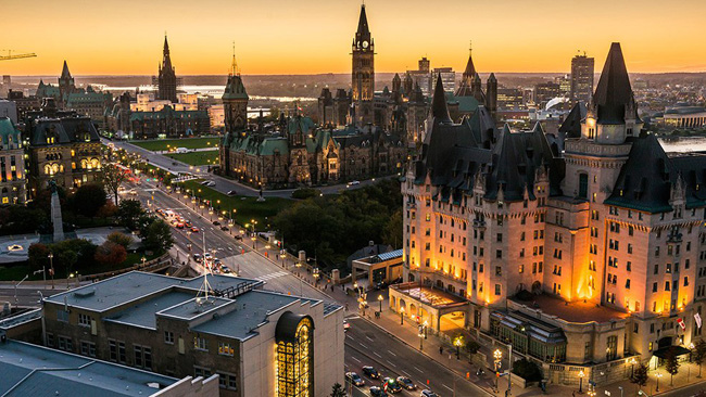 Ottawa, vista dall'alto