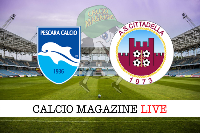 Pescara-Cittadella 1-2: cronaca e risultato finale