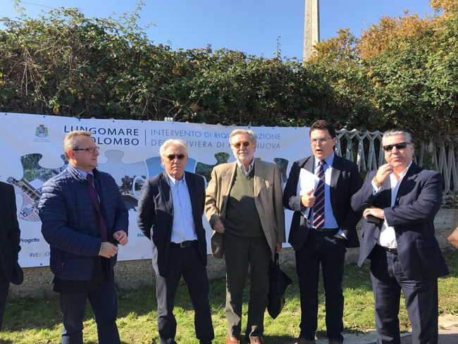 presentazione progetto di riqualificazione del Lungomare Cristoforo Colombo