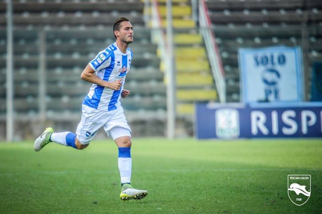Pescara - Ganz ad un passo dall'Ascoli, Pigliacelli alla Pro Vercelli