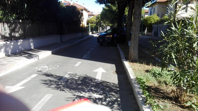 Foto pista ciclabile via Sabucchi Pescara