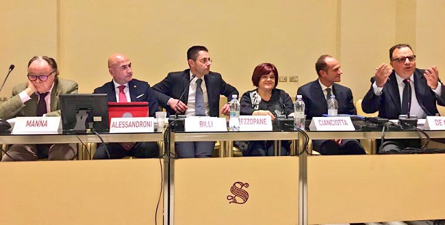 Pezzopane al convegno al convegno La comunicazione in situazione di rischio