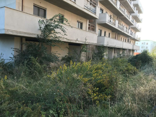 caserma degrado Pescara