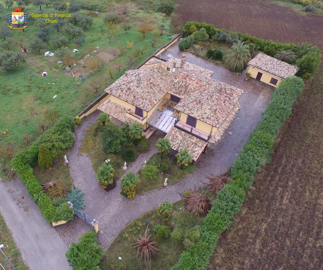 villa confiscata