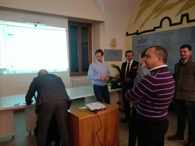 Esposizione in Sala consiliare del Piano industriale della Giulianova Patrimonio
