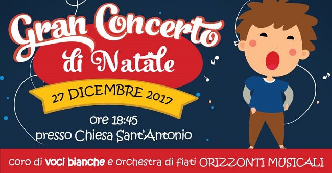 Gran Concerto di Natale 27 dicembre Pianella