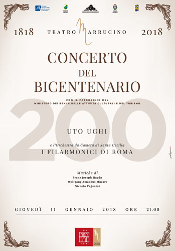 Teatro Marrucino Chieti, le celebrazioni del bicentenario si aprono con Uto Ughi