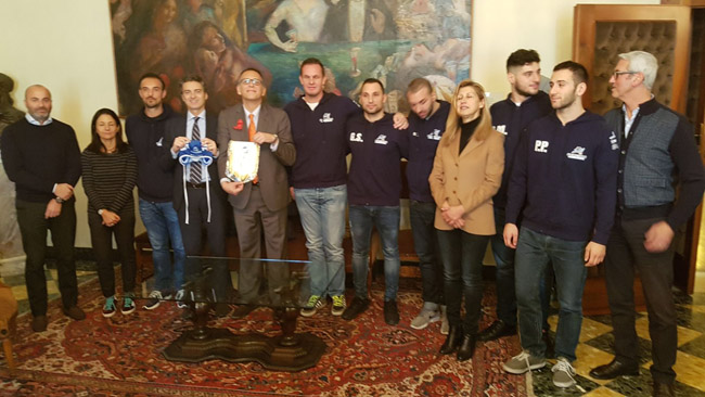 Pallanuoto Pescara ricevuta dal Sindaco