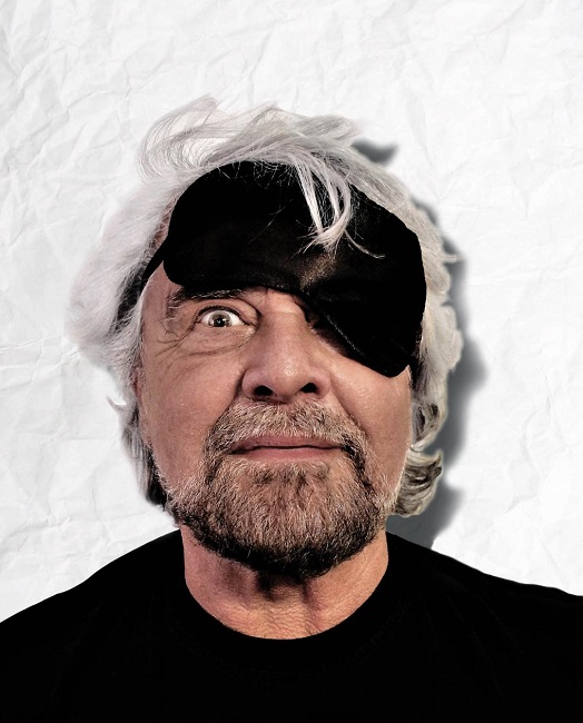 Beppe Grillo a Pescara il 4 maggio 2018 con "Insomnia"