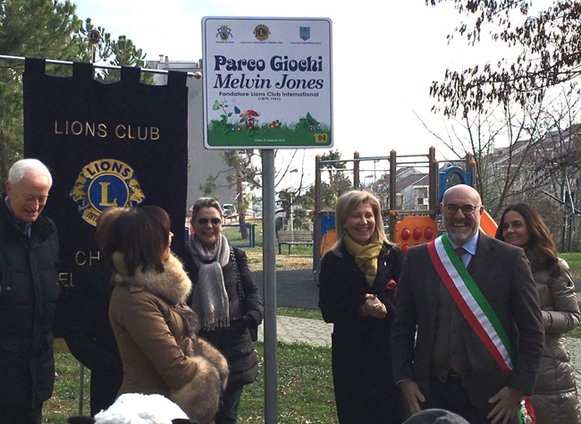 Parco Tricalle intitolato al fondatore del Lions Club International