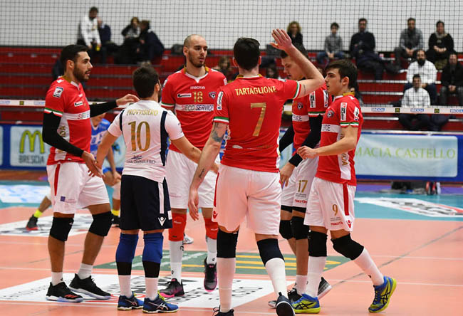 Volley, successo per 3-0 della Sieco Service a Brescia