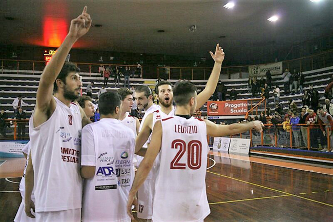 Basket, derby per l'Amatori Pescara domani a Ortona