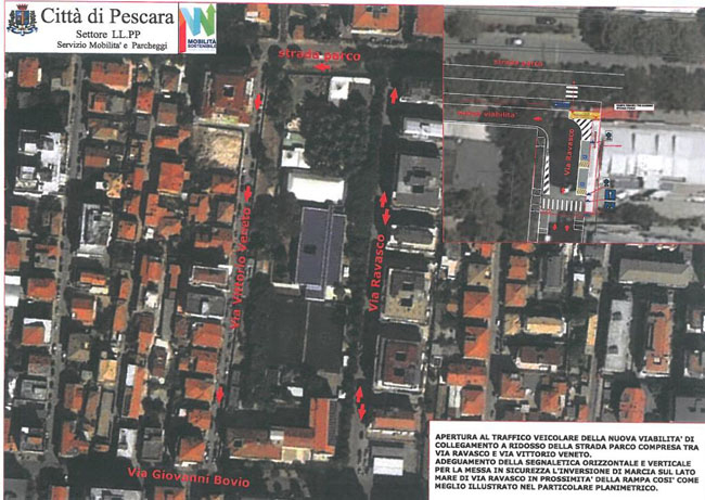 bretella fra via Ravasco e via Veneto
