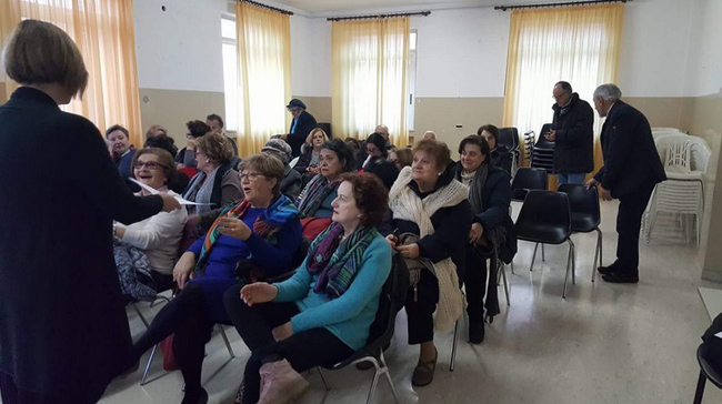 corso per anziani sull'integrazione