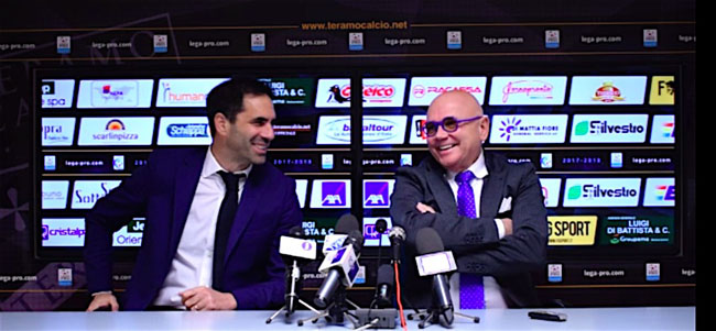 Teramo Calcio, presentato il nuovo Ds Sandro Federico 