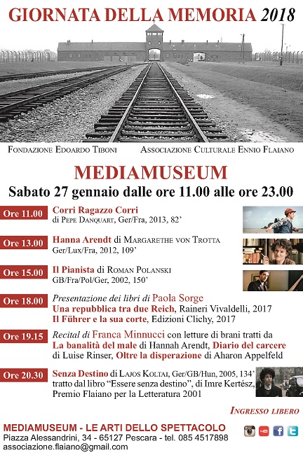 Giornata della Memoria 2018 al Mediamuseum di Pescara