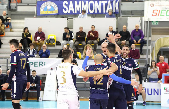 Volley, successo al tie-break della Sieco contro Bolzano