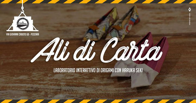 Ali di carta, il 18 febbraio laboratorio di Origami a Pescara
