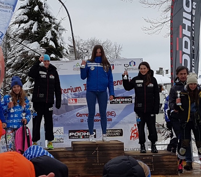 Francesca Carolli sul podio