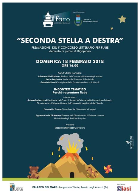 Roseto, concorso "Seconda Stella a destra": domenica le premiazioni