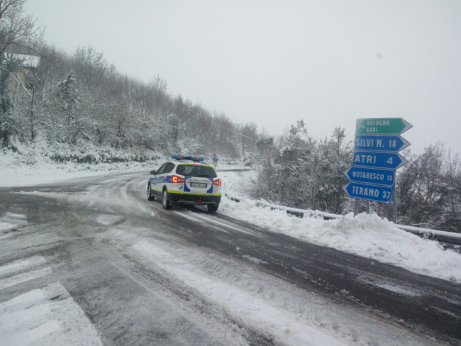 Provincia Teramo, maltempo: aggiornamento delle ore 12